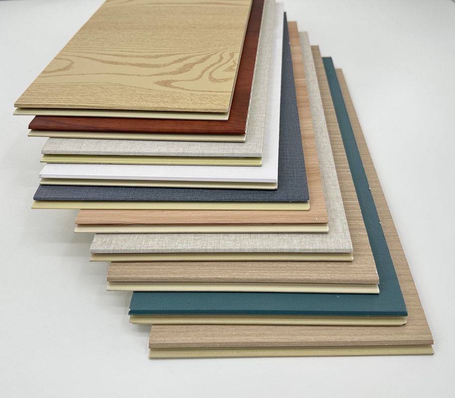 Placa de madeira de bambu 5-9mm fáceis de limpar da parede da fibra da decoração interior