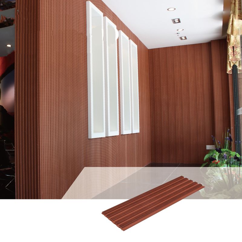 Painel de parede interior decorativo 159*10mm da sala de visitas WPC que Waterproofing