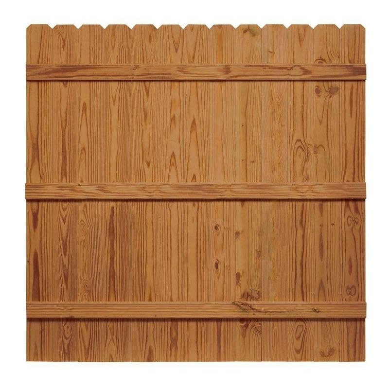 Jarda 8 Ft Cedar Wood Fence Panel Outdoor alto Cedar Border Fence do FSC