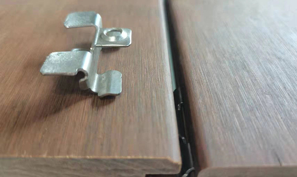 2.2m 2.4m 3.6m Pavimento de madeira de bambu laminado verticalmente com molduras 2 ranhuras laterais