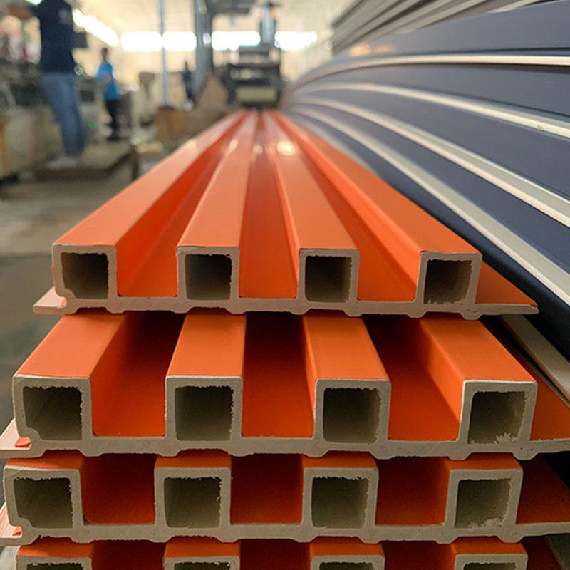 Painel de parede de WPC de cor sólida para sala de estar