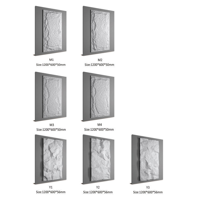 Venda a retalho de poliuretano PU de alta qualidade, multicolor e personalizável, revestimento de parede exterior