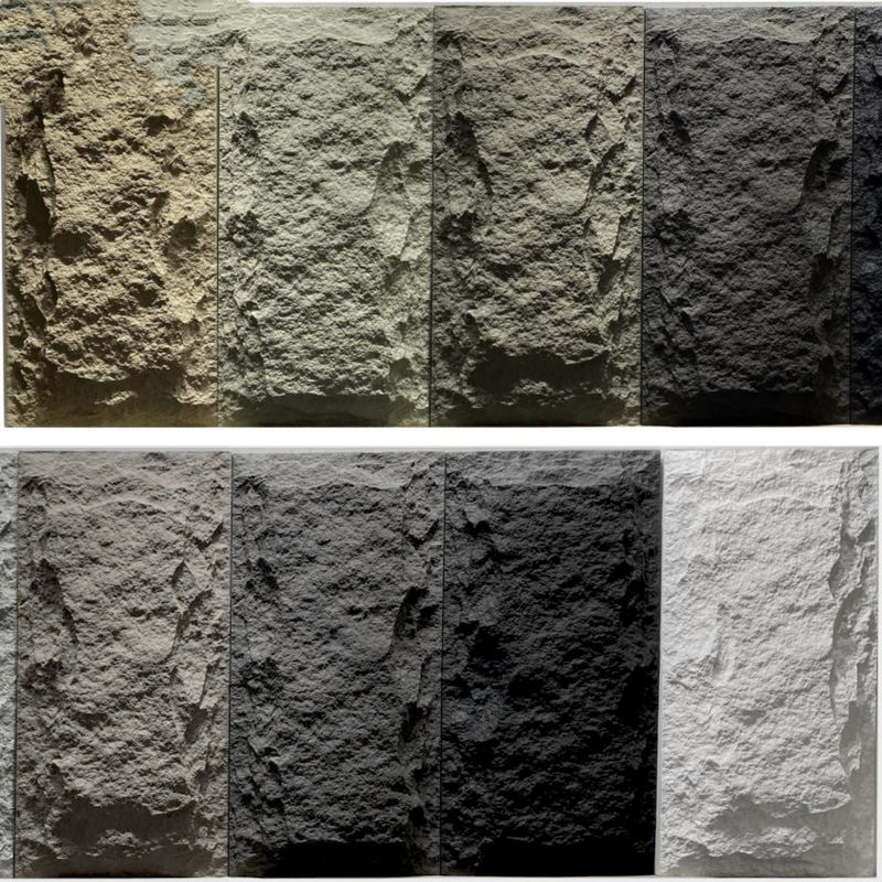 PU Stone Polyurethane Folha de Veneer de Pedra Artificial Para Parede Exterior e Interior Revestimento de Pedra Decoração