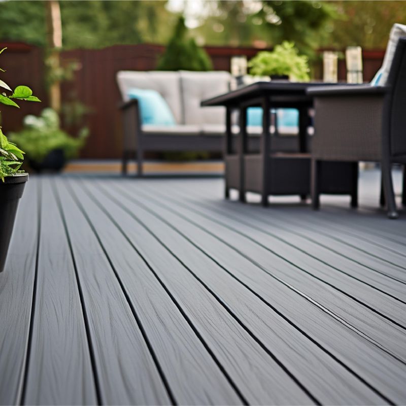 WPC/BPC Teak Cor WPC Terraço Exterior Incandescente Capa de Fibra de Madeira Impermeável De alta qualidade Composite Decking Antiderrapante