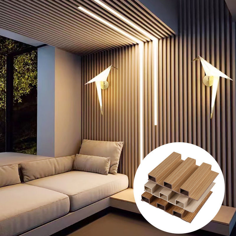 Fábrica Decoração interior PVC revestimento revestimento de parede WPC interior painel de parede flutuado