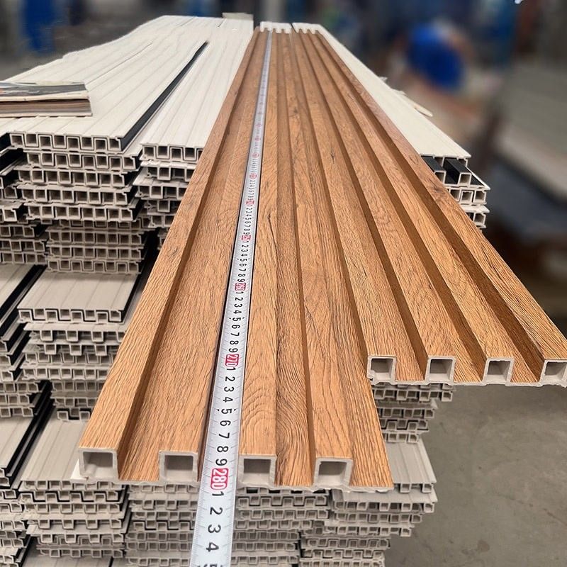 Fábrica Decoração interior PVC revestimento revestimento de parede WPC interior painel de parede flutuado