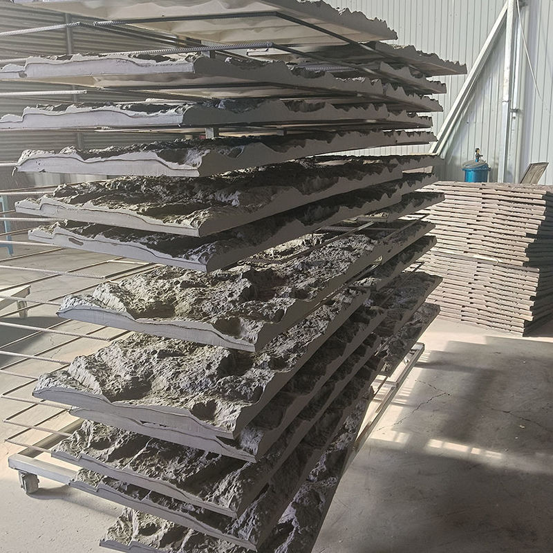 Painel de Parede de Pedra PU Design Pedra Cogumelo Para Espaços Interiores e Exteriores Exquisitos