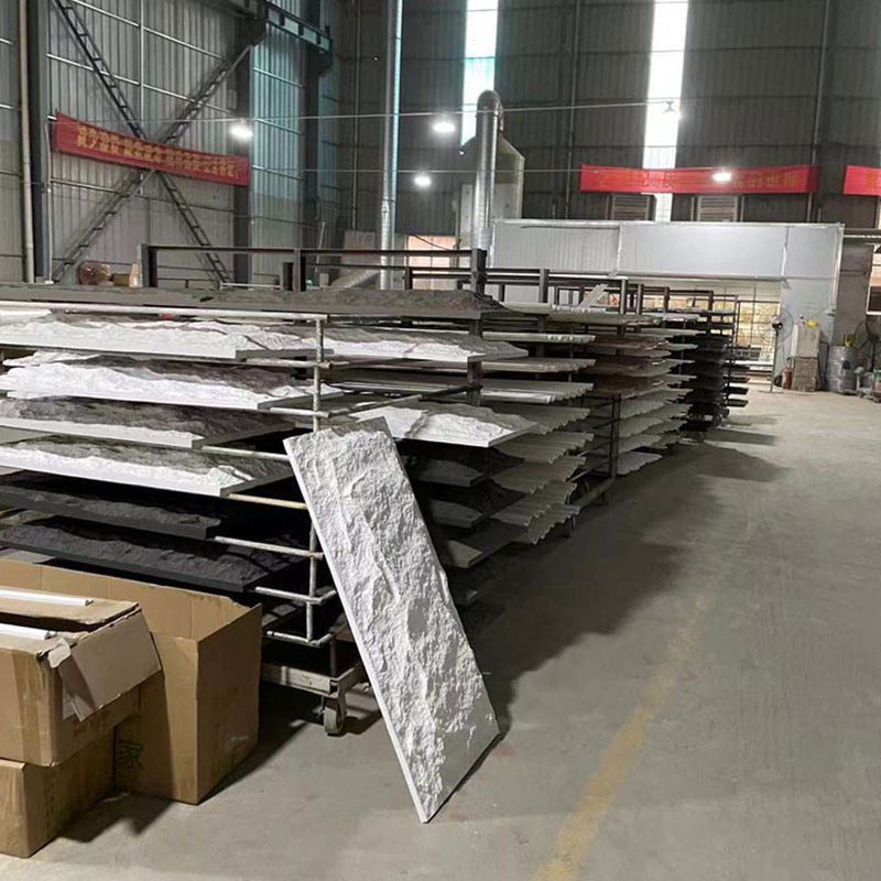 Painel de Parede de Pedra Artificial Pu Painel de Pedra Pu Painel de Pedra Falsa Veneer Pedra de Cultura Natural Para revestimento de parede exterior