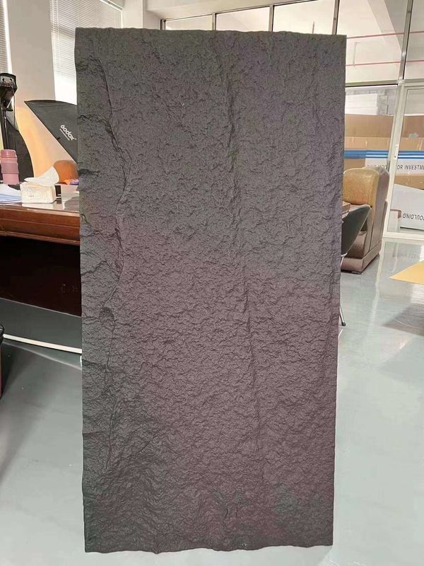 3D Art Wholesale Interior Outdoor PU Pedra Poliuretano Pedra Artificial revestida de painel de parede