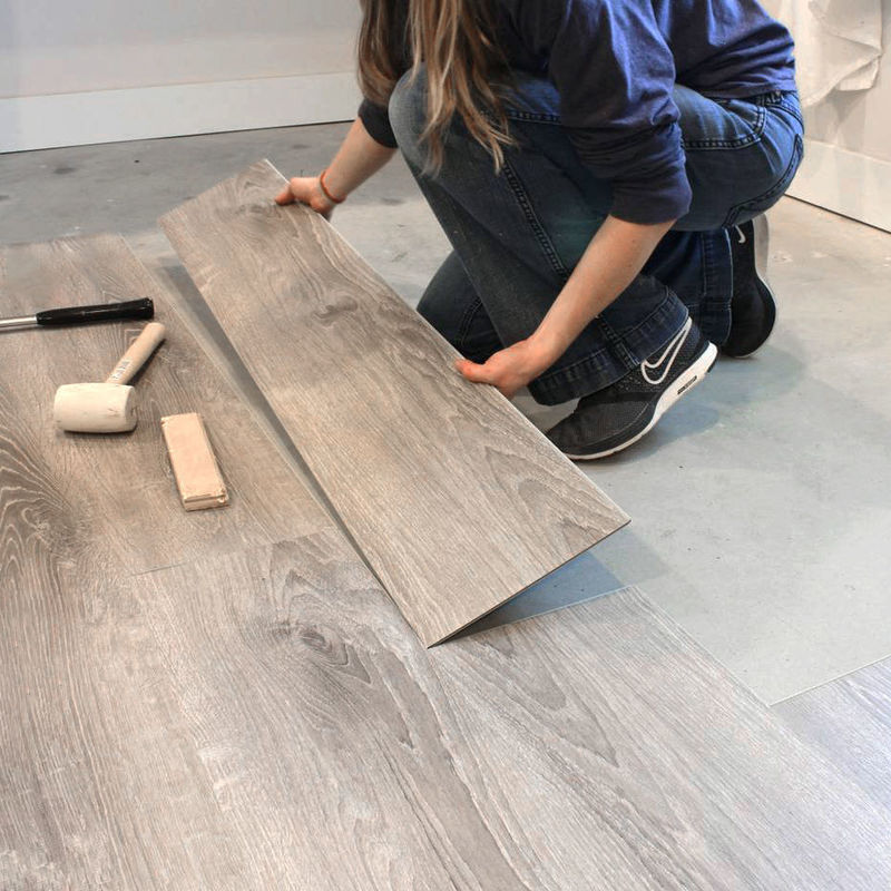 Preço de fábrica Ínfra resistente Ínfra resistente Plástico Clique Piso Spc Para Casa Escritório PVC SPC LVT LVP Vinyl Planck piso