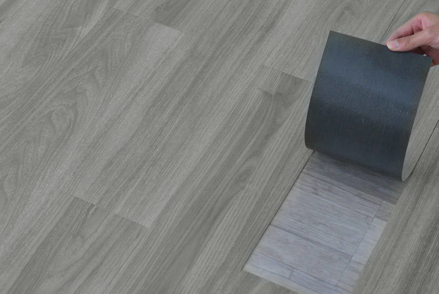 1.5mm espessura peeling e pega LVT piso PVC piso Vinyl