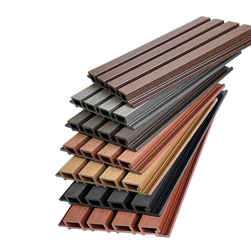 Vendas directas de fábrica Painel de parede exterior de alta qualidade Coextrusão à prova d'água Wpc Revestimento de parede para decoração de parede exterior
