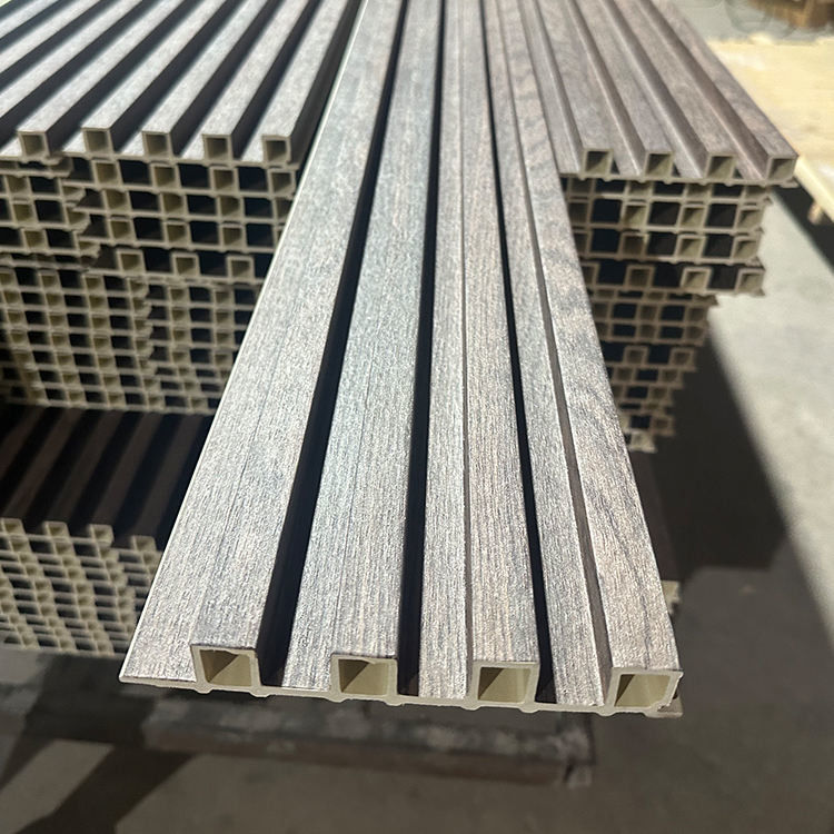 SONSILL Morden Design Personalizável Impermeável Painel de parede de WPC interior Decoração de interiores Painel de parede de WPC Substituto de madeira