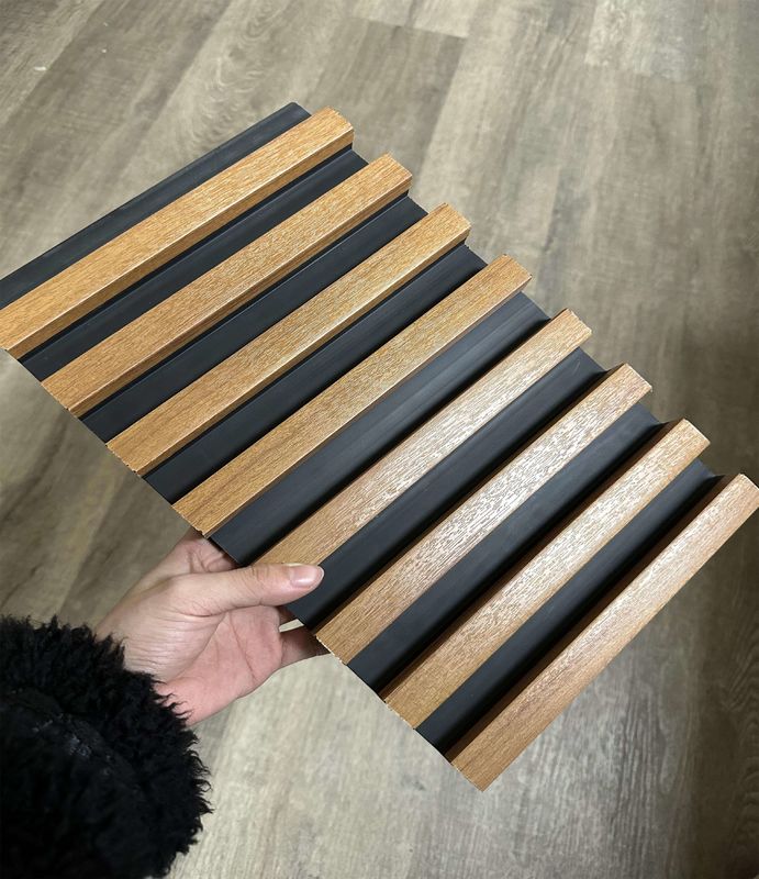 SONSILL UTO Grão de madeira PVC Decoração interior Wpc Painel de parede flutuado Revestimento Decoração interior