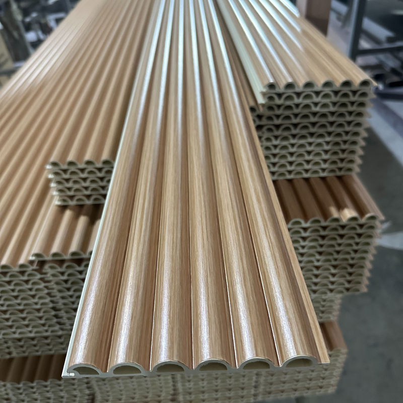 SONSILL UTO Grão de madeira PVC Decoração interior Wpc Painel de parede flutuado Revestimento Decoração interior