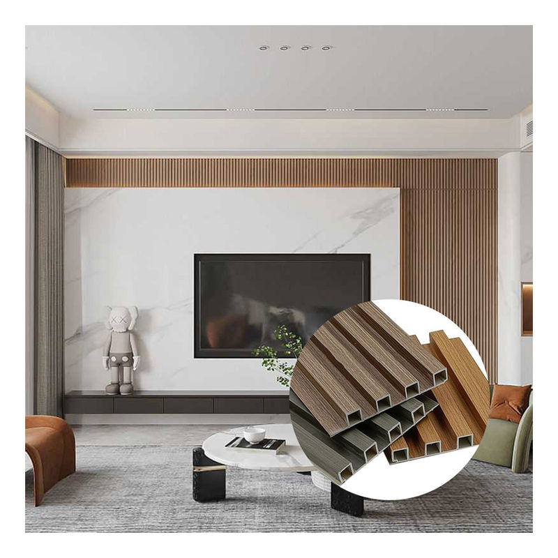 Painel de parede de placas de cristal de carbono e painéis de parede wpc