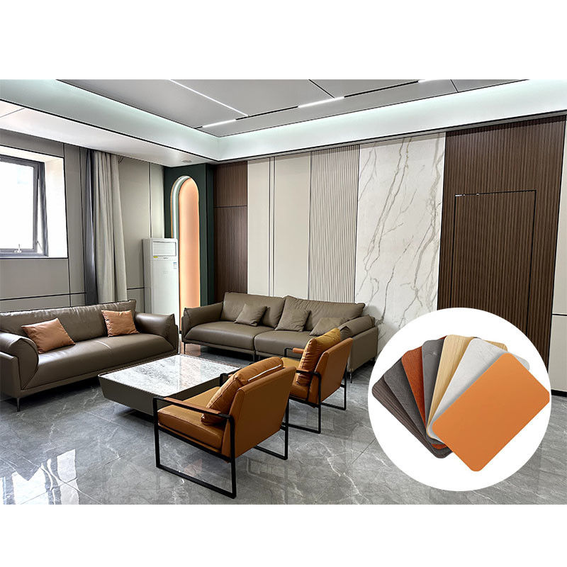 Painel de parede de placas de cristal de carbono e painéis de parede wpc