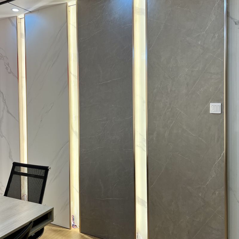Venda a quente Painel de parede de carvão de bambu Sólido 1220 x 2800 mm Impermeável Composto de mármore grão de bambu Painel de carvão