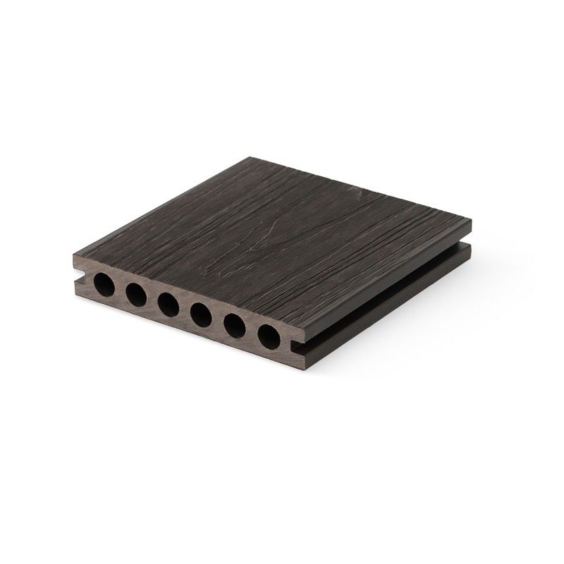 Pavimentação exterior de madeira durável de grãos de madeira WPC Pavimentação de madeira de plástico composto co-extrusão