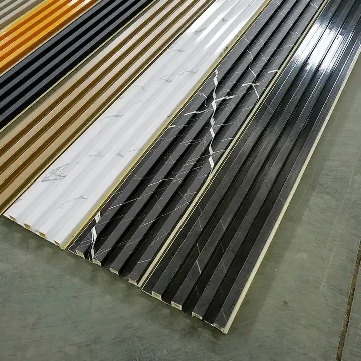 De alta qualidade madeira plástico composto decoração interior decoração 3D impermeável Wpc revestimento de parede exterior