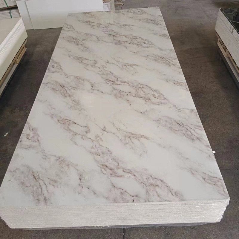 Fornecedor chinês introduz folha de mármore UV painel de parede decoração interior folhas de plástico de placa UV