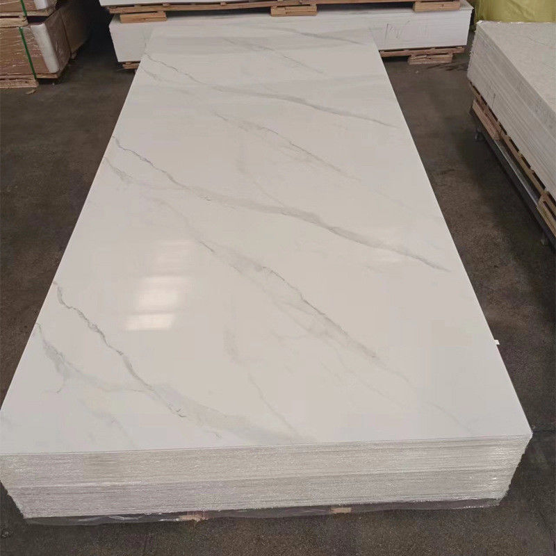 Fornecedor chinês introduz folha de mármore UV painel de parede decoração interior folhas de plástico de placa UV