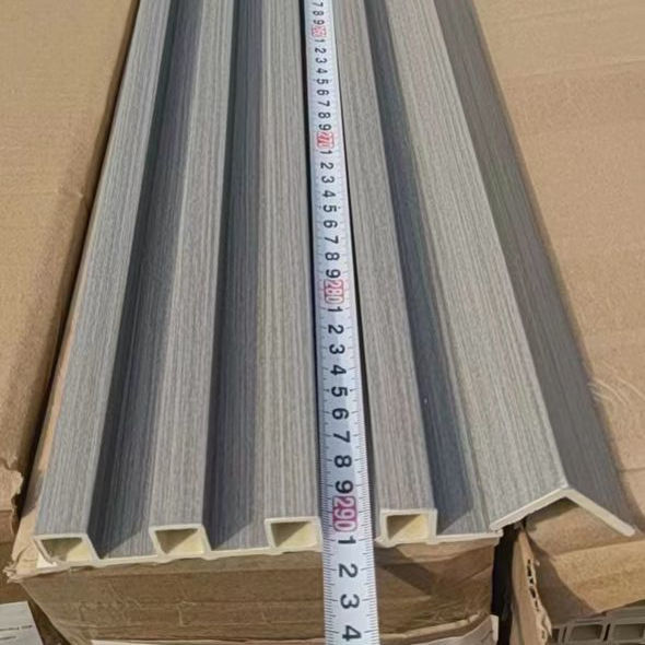 16cm Interior WPC Decor Painel de parede interior de madeira composta