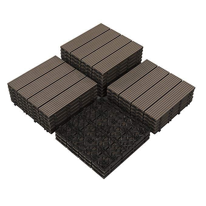 Produto quente - Chapas de terraço de madeira de acácia - Chapas de piso de WPC - Chapas de piso de jardim - Wpc composto para pátio externo