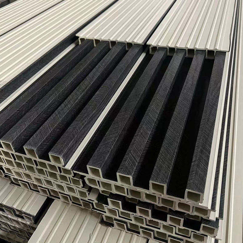 Painel de parede de cloreto de polivinil de grãos de madeira para interiores impermeáveis Decoração ecológica