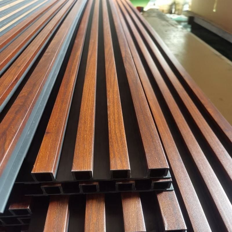 Painel de parede decorativo de WPC com função impermeável