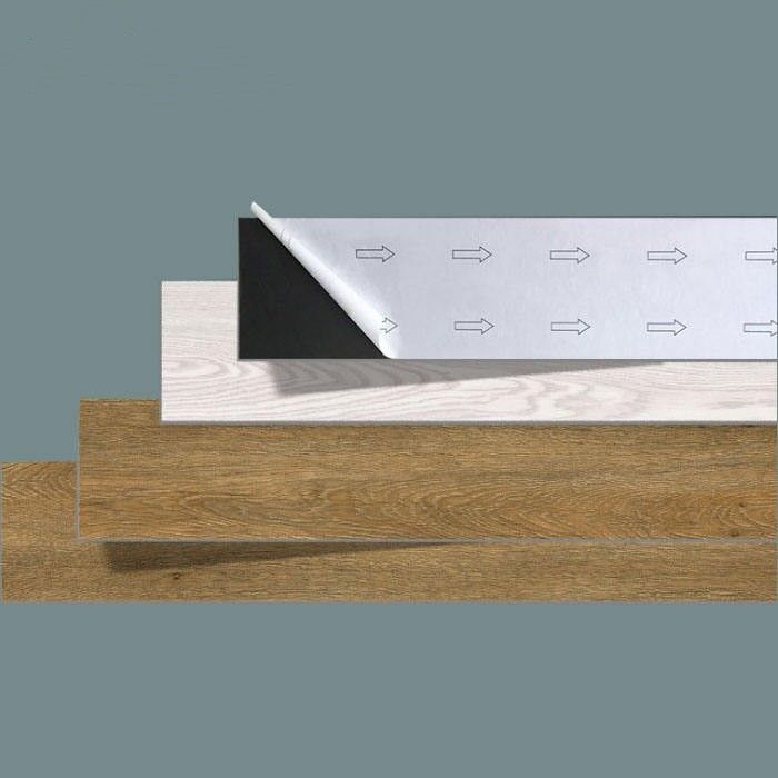 Auto-aderente impermeável PVC piso Stick DIY Vinyl piso para decoração interior em edifícios de escritórios
