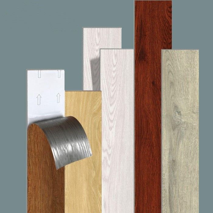 Auto-aderente impermeável PVC piso Stick DIY Vinyl piso para decoração interior em edifícios de escritórios
