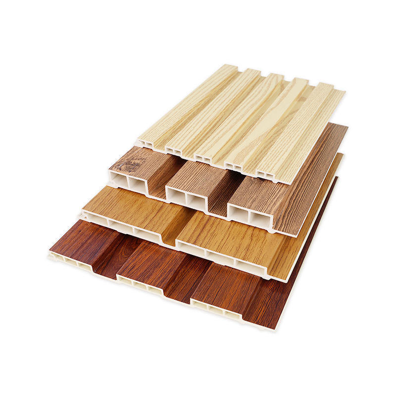 WPC painel de parede de madeira composto WPC revestimento de parede azulejos Interior o painel de parede flutuado