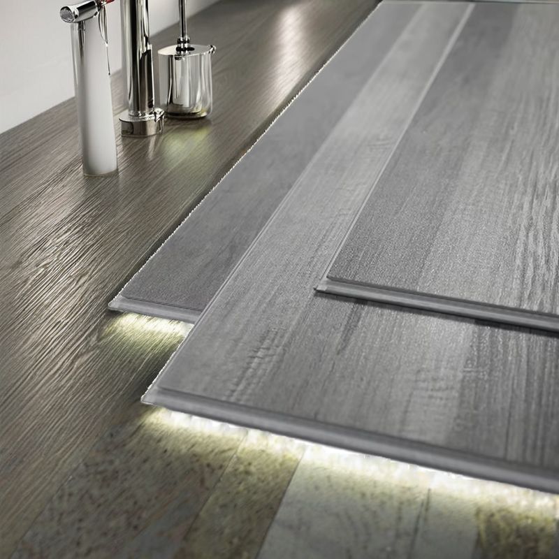 Piso Vinílico SPC de Estilo Moderno, Bom Design, Plástico 4,5mm 5,5mm 6,5mm, Uso Interno, PVC Antiderrapante com Textura Lisa