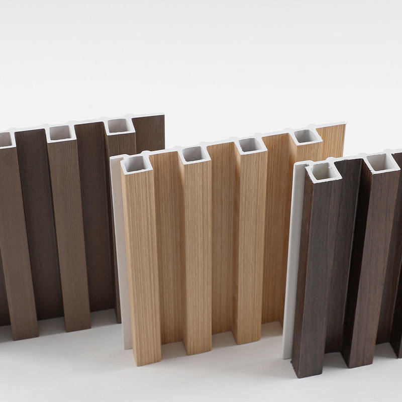 Melhor Preço Painéis de Revestimento de Parede Wpc Recém-Projetados Decoração de Parede Interior Canelada