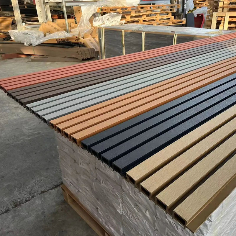 Revestimento de Parede WPC de Alta Qualidade Exterior Composto Externo Painéis de Revestimento de Parede WPC Exterior Revestimento de Parede WPC Exterior