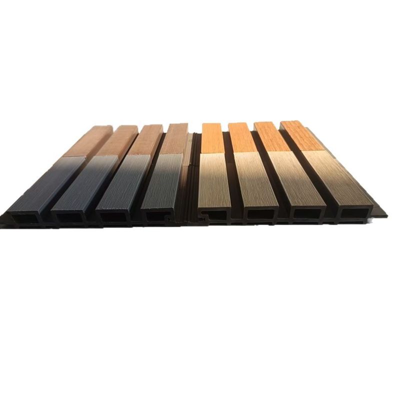 Painel de parede WPC para decoração externa com grão de madeira por atacado a preços baixos
