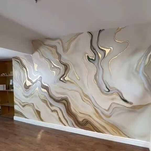 Folha de mármore de PVC romântico decorativo Flor rosa UV Painel de parede de mármore para decoração de quarto