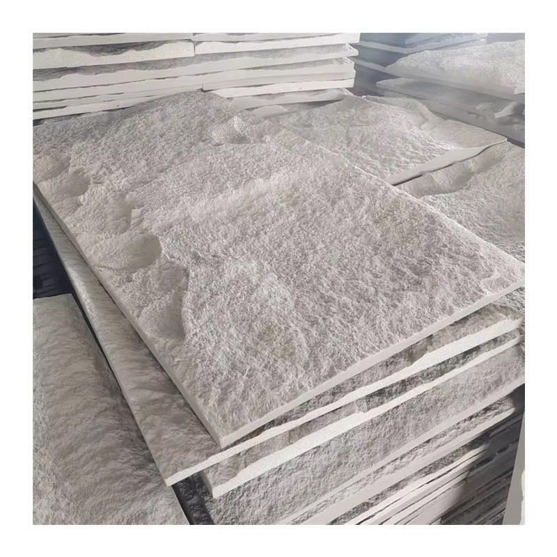 Interno multifuncional Leve PU revestimento de facade de rocha artificial exterior decoração 3D painel de parede de pedra de alta qualidade