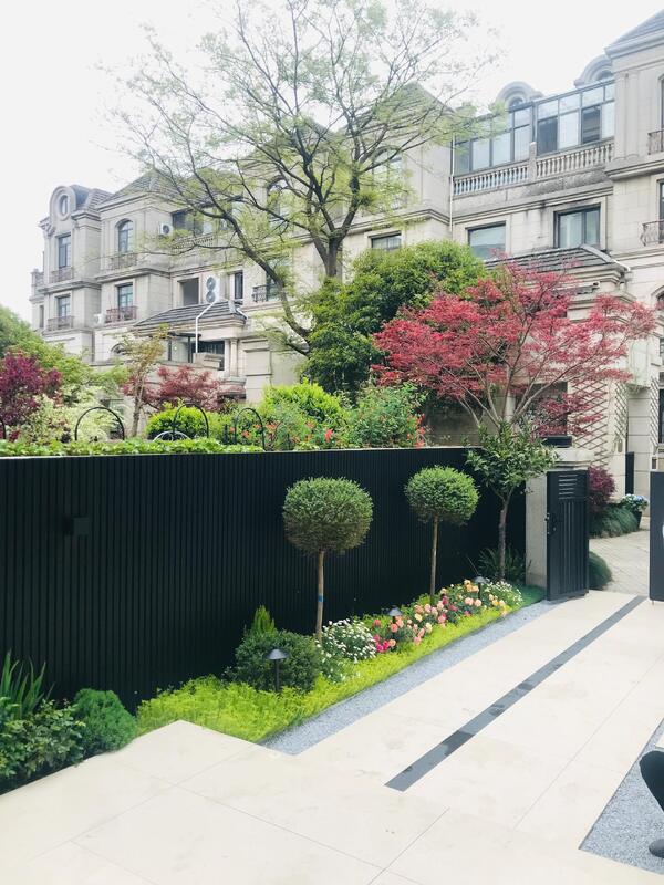 Painel de fachada de WPC moderno revestimento de parede exterior painel de parede Wpc para hotel