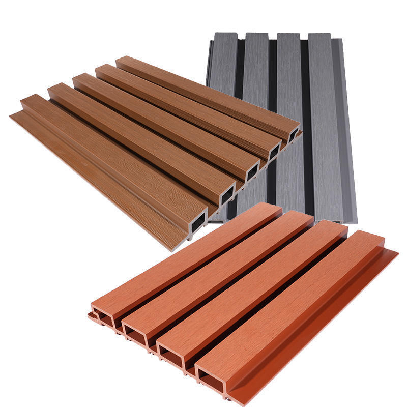 Painel de Parede WPC Moderno para Exterior Fácil de Instalar e Design Clássico Característica Impermeável para Espaços Externos