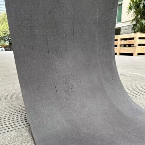 Atacado de fábrica Nova tecnologia Interior Exterior Macio Curvo Parede Pedra Folheada Grande Laje À Prova de Fogo Flexível Travertino