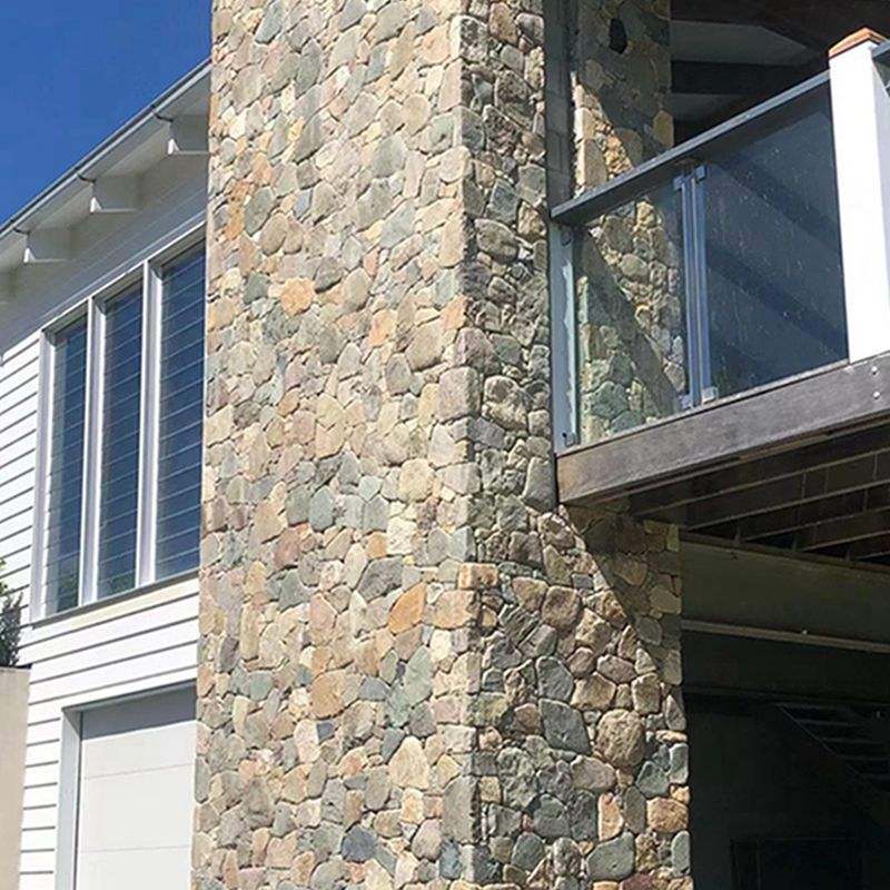 Revestimento de revestimento de chapa natural para coluna de banheiro Parede exterior e interior em Kerala Painéis de pedra