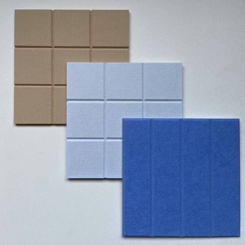 Redução de ruído do cinema ecológico resistente ao fogo resistente ao som painel de parede acústico de poliéster integrado painéis acústicos acústico