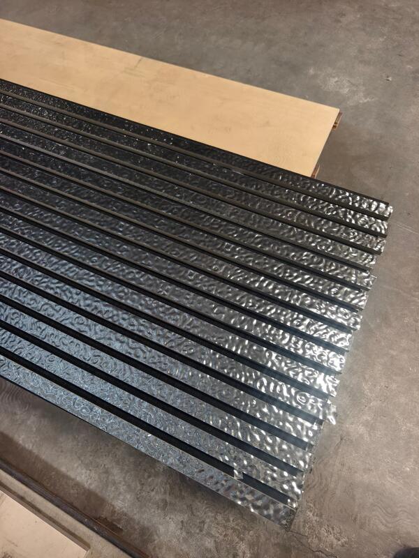 Painéis acústicos modernos de absorção de som 3D Rondão de água Grelha de laje à prova de som para estúdio de hotel