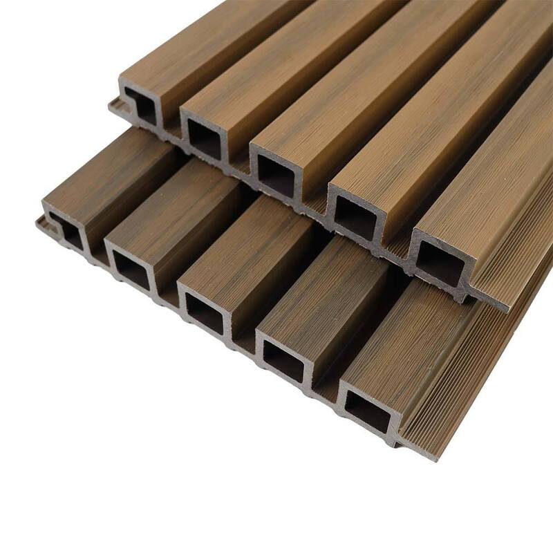 Painéis de revestimento de parede exterior Telhas de revestimento de parede exterior Madeira revestimento de parede WPC