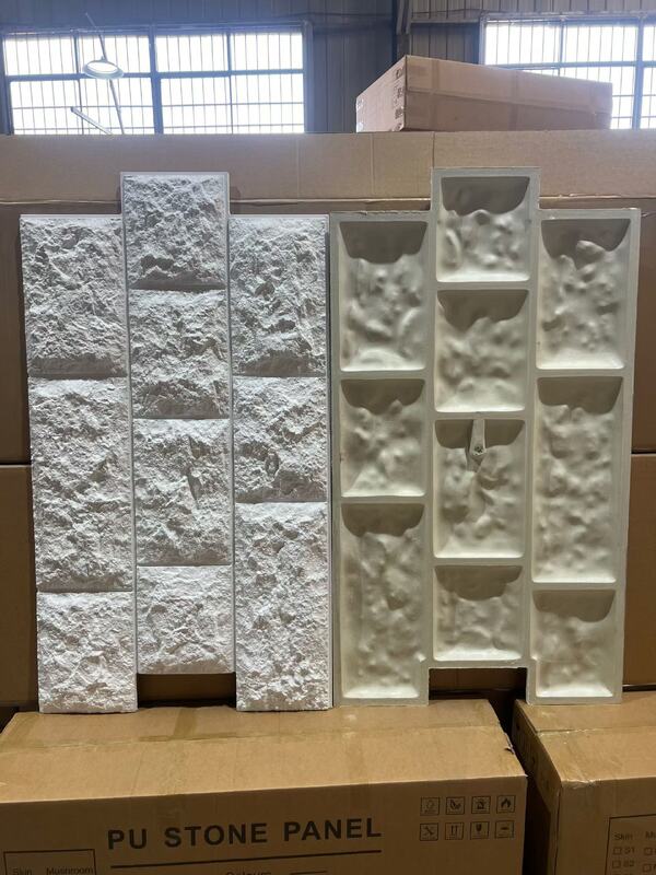 Soluções inovadoras de decoração de parede impermeável impermeável PU painel de parede de pedra artificial para revestimento de parede interior e exterior