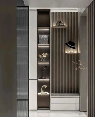 Dos painéis decorativos de madeira de Wpc do painel da veneziana do CE/ISO9001 Wpc resistência UV