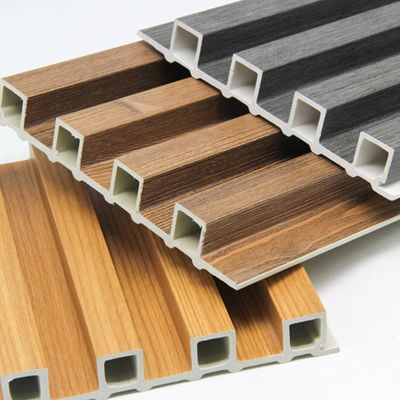 Painéis de parede WPC coloridos Decorações de parede Interior Instalação fácil Revestimento de parede WPC anti-arranhões