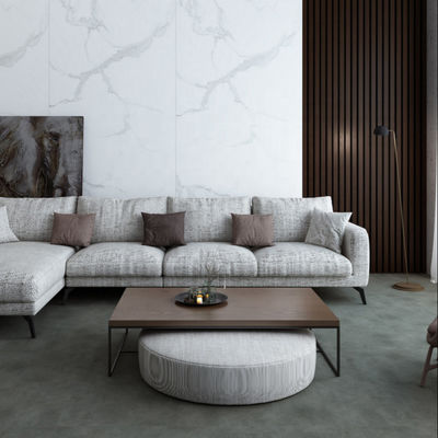 Painel de parede resistente ao fogo Painel de parede resistente à água Plástico 1220*2440mm SPC Painel de parede residencial de escritório